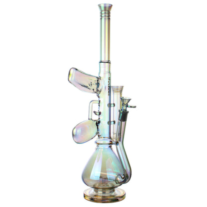 Fortune | 18" AK-47 Style Electroplated Glass Bong