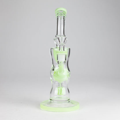 9" Fab Klein Recycler – Premium Glass Rig with Matrix Perc for Superior Filtration