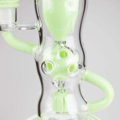 9" Fab Klein Recycler – Premium Glass Rig with Matrix Perc for Superior Filtration