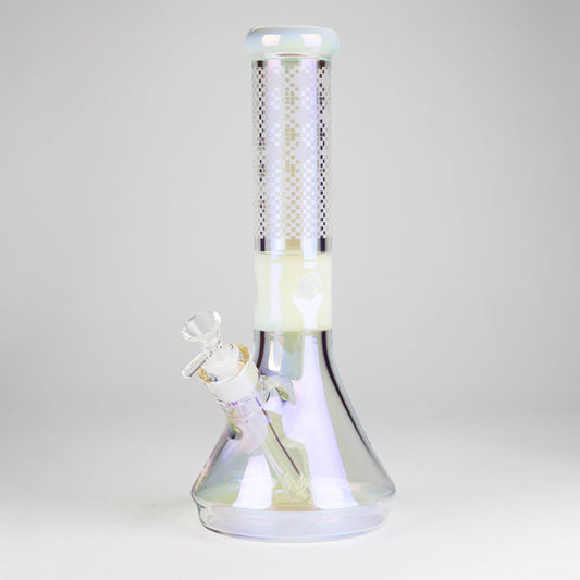 12.5" Hologram Beaker Glass Bong