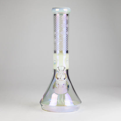12.5" Hologram Beaker Glass Bong