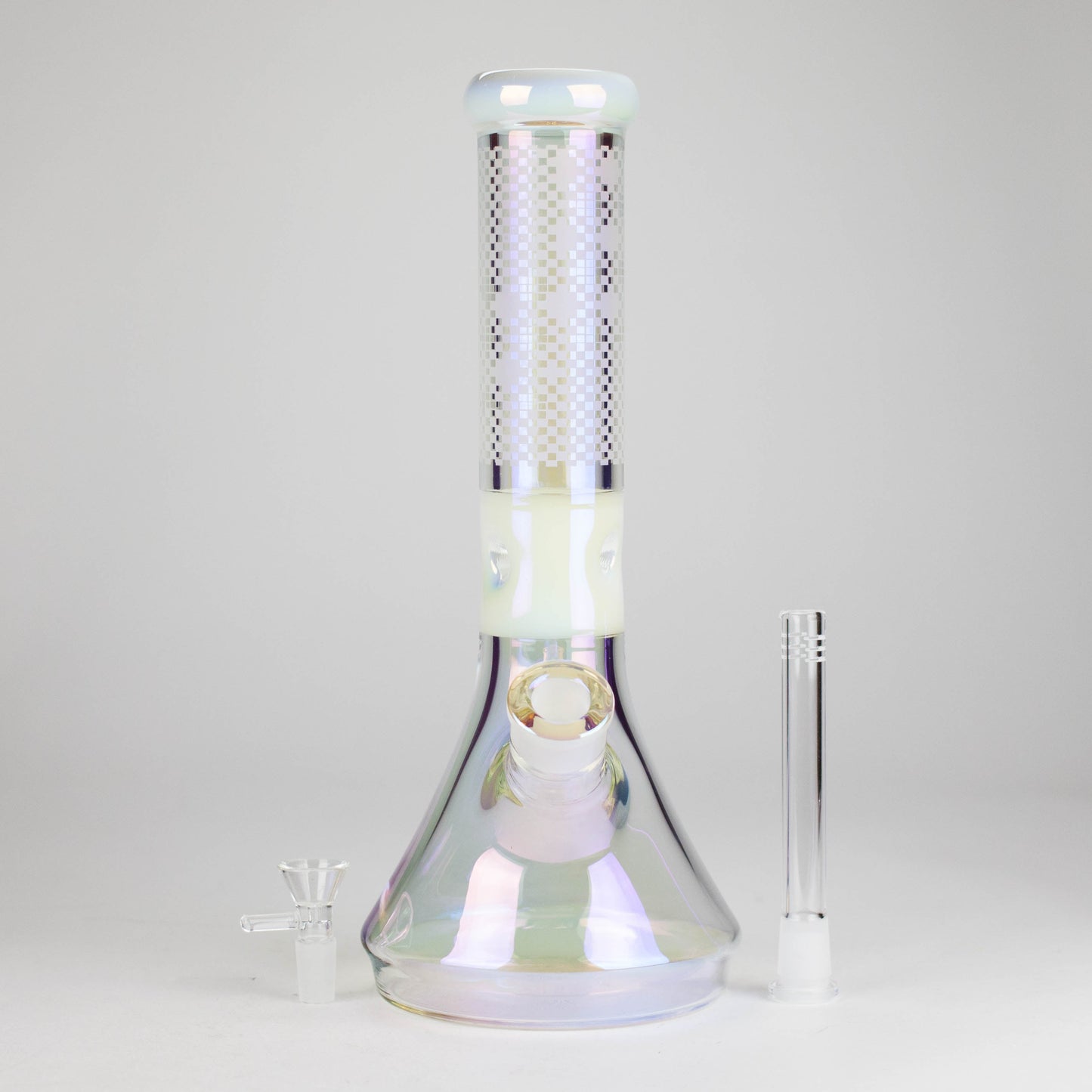 12.5" Hologram Beaker Glass Bong