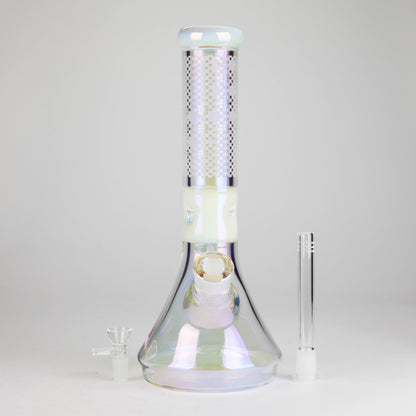 12.5" Hologram Beaker Glass Bong