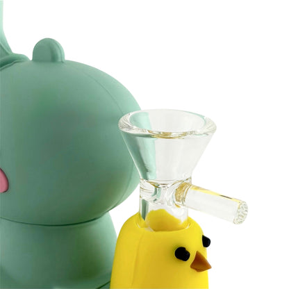 5" Silicone Dinosaur Water Pipe