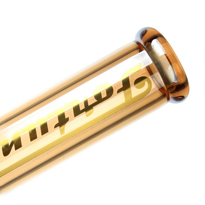 14" 7mm Electroplated Skull. Fortune | Glass Bong