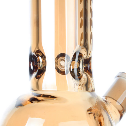 14" 7mm Electroplated Skull. Fortune | Glass Bong