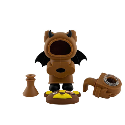 6" Franken-Bear Silicone Water Pipe