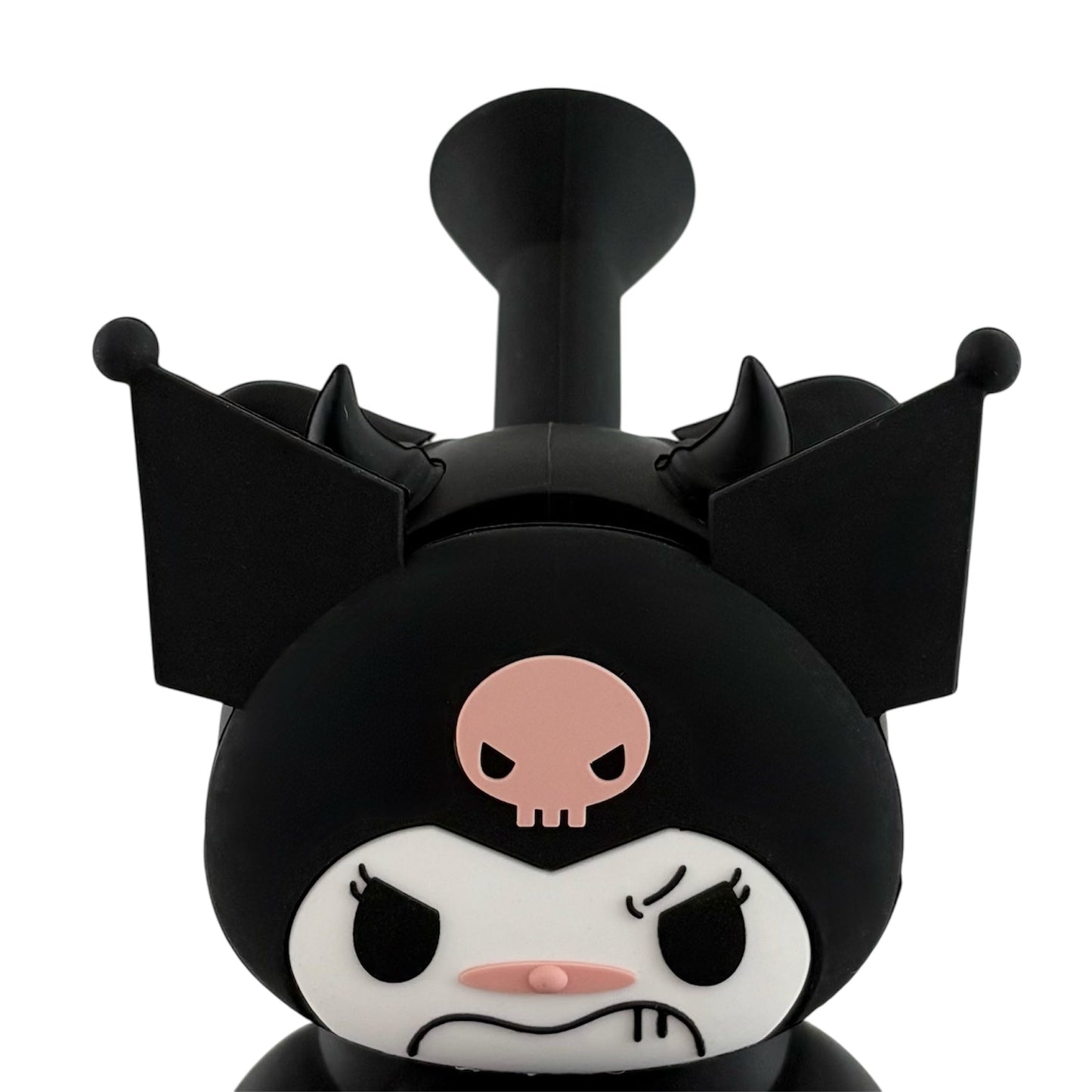 6" Silicone Character Water Pipe – Black