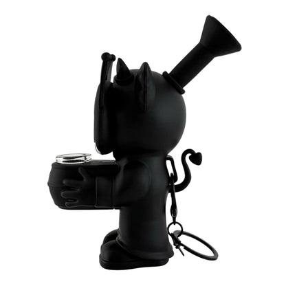 6" Silicone Character Water Pipe – Black