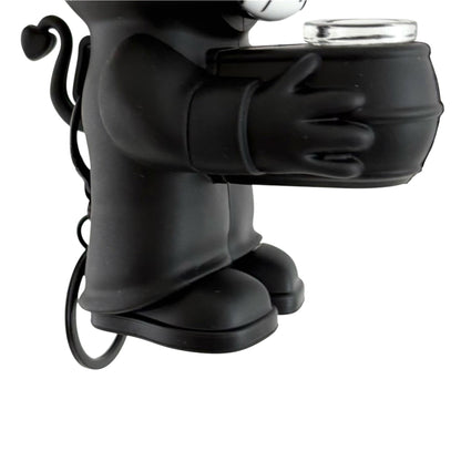 6" Silicone Character Water Pipe – Black