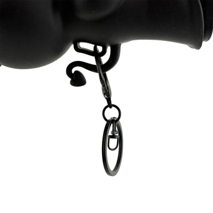 6" Silicone Character Water Pipe – Black