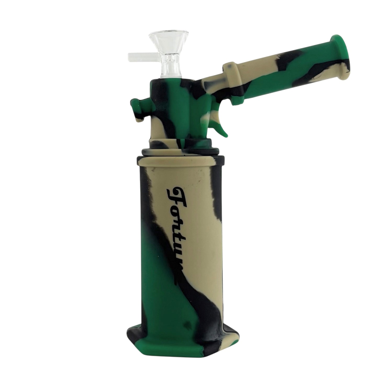 8" Silicone Torch Design Water Pipe