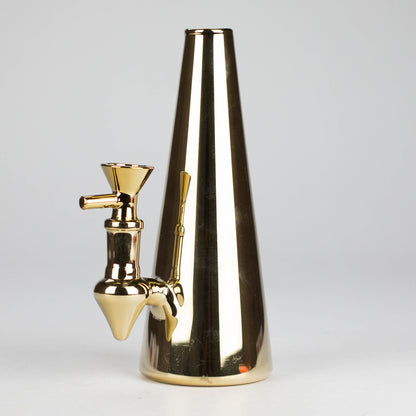 7" Solid Color Electroplate Glass Bong - 6 Iridescent Variations