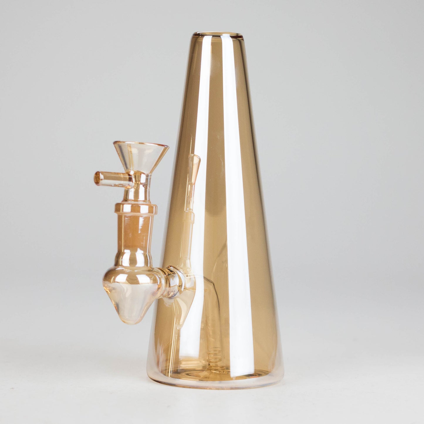 7" Solid Color Electroplate Glass Bong - 6 Iridescent Variations