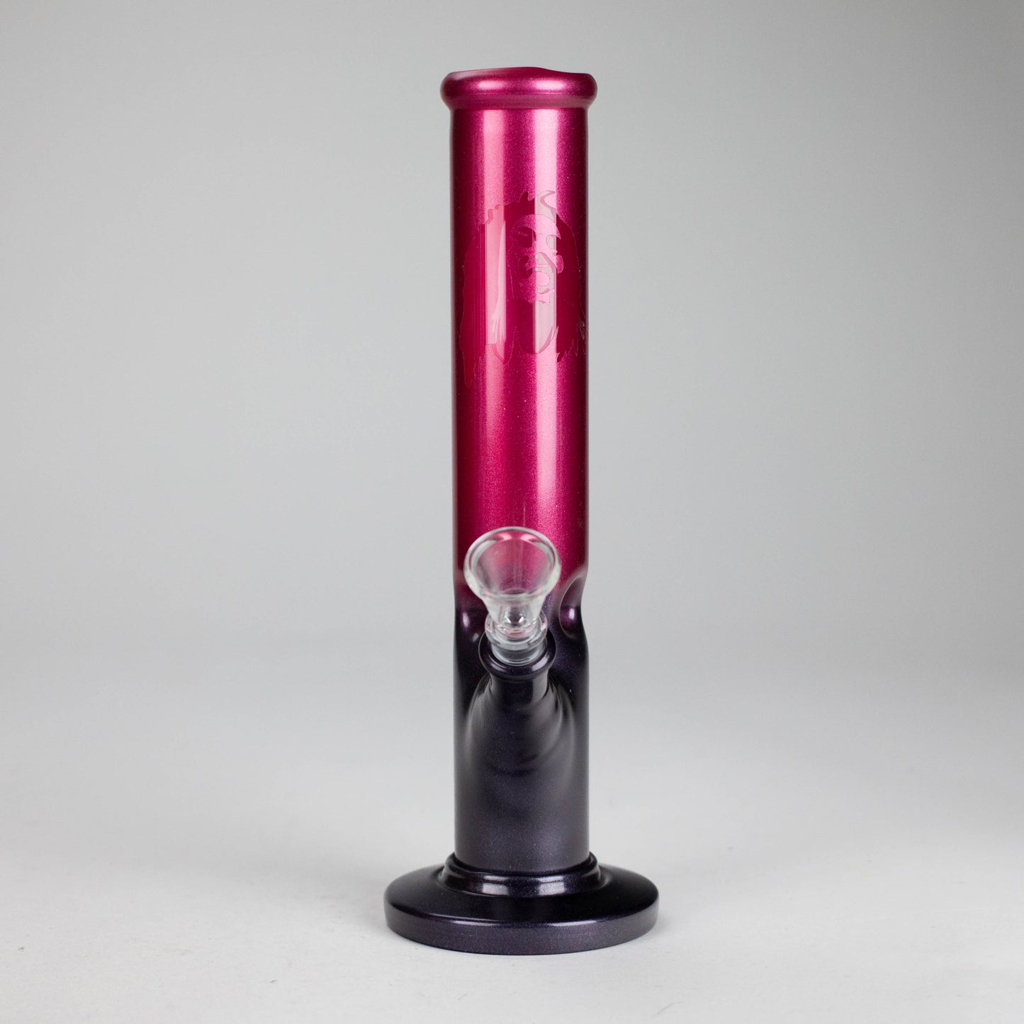 10" Shining Straight Glass Water Bong