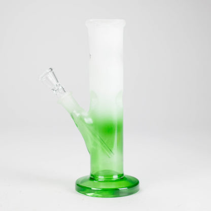 8" Straight Tube Glass Bong – Green