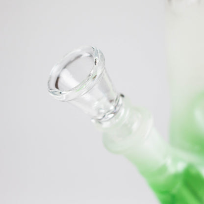 8" Straight Tube Glass Bong – Green