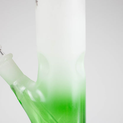 8" Straight Tube Glass Bong – Green