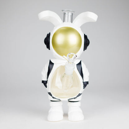 11.5" Vinyl Astronaut Backpack Rabbit Water Pipe