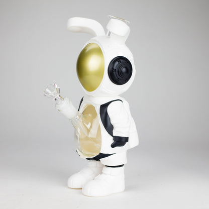 11.5" Vinyl Astronaut Backpack Rabbit Water Pipe