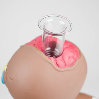 11.5" Vinyl gingerbread man water pipe