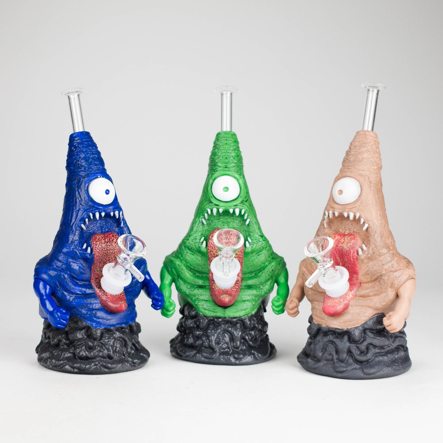 8.6" Vinyl Swamp Monster water pipe