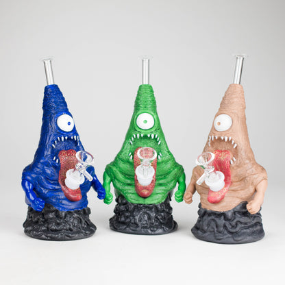 8.6" Vinyl Swamp Monster water pipe