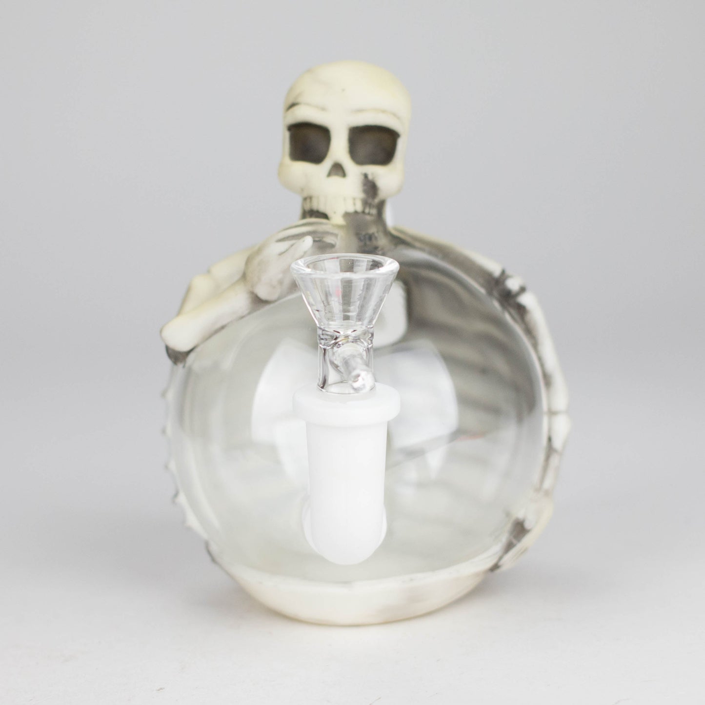 5.8" Resin Skull man Water pipe