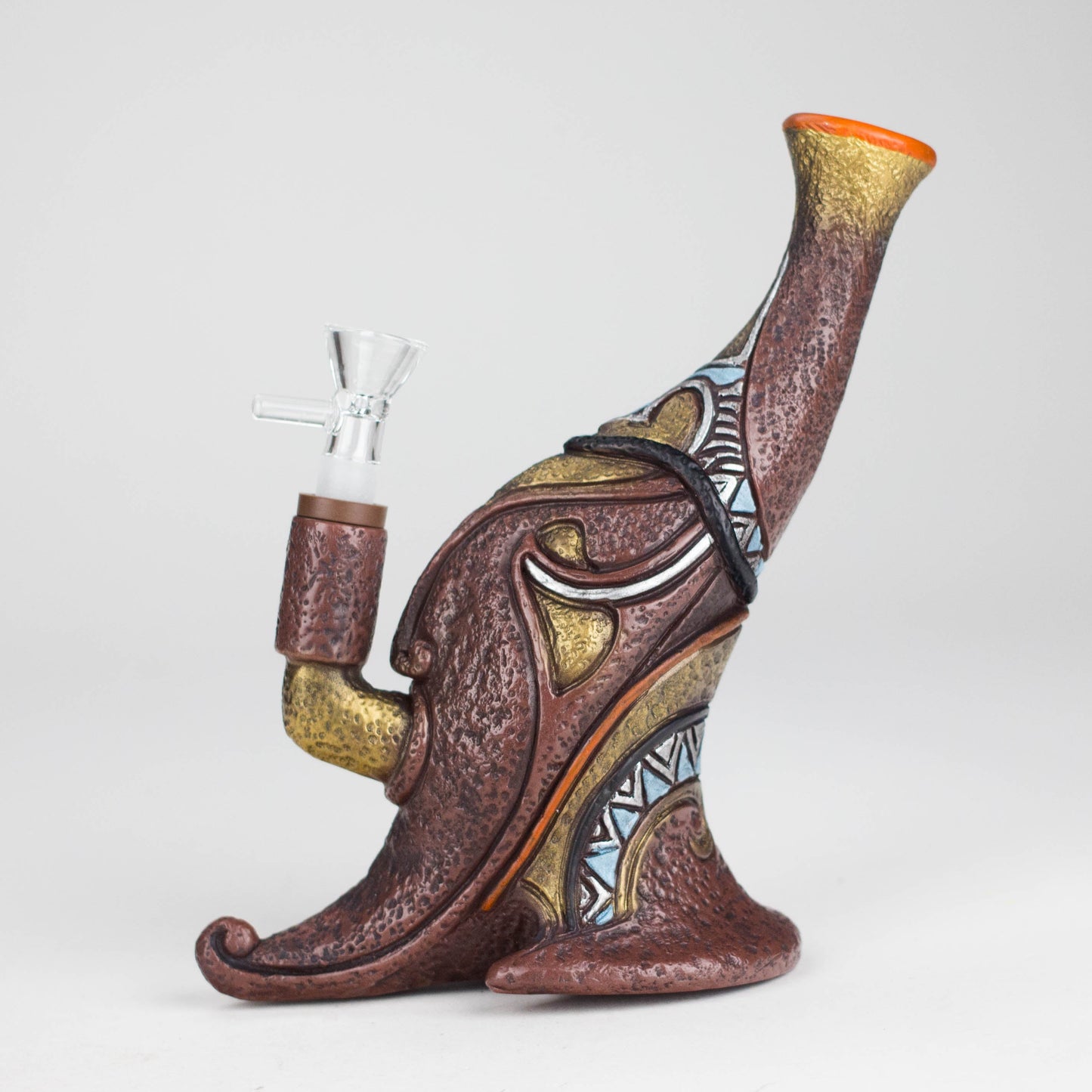 7.8“ Vinyl indian elements water pipe