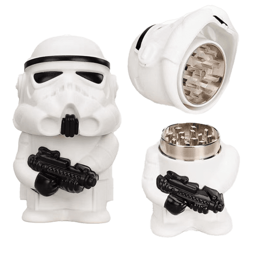 Stormtrooper 2-Layer Zinc Alloy Cartoon Herb Grinder