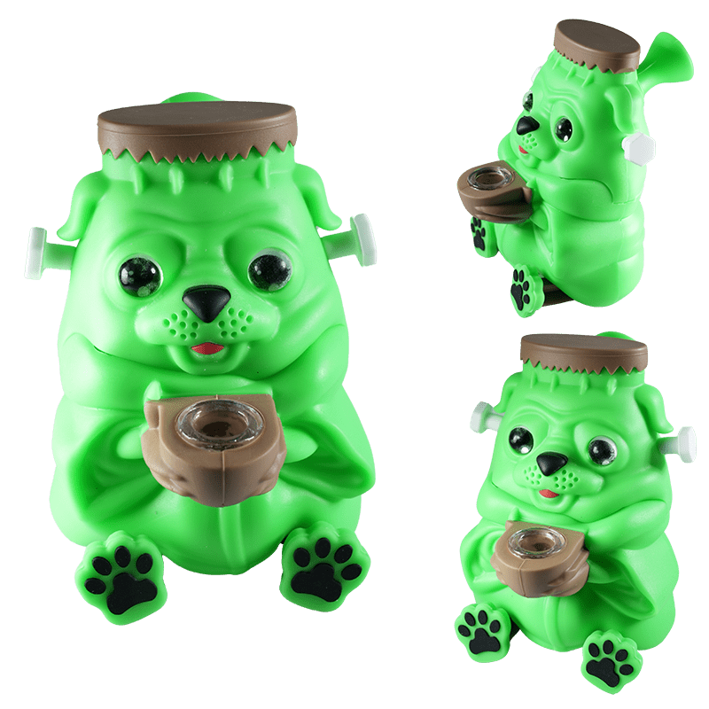 Minty Pug Silicone Water Pipe