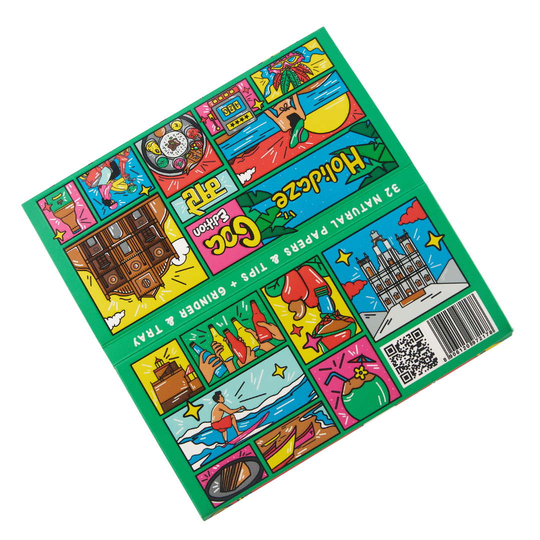 Holidaze (Ind Edition) - King Size Papers + Tips + Grinder + Tray (Box of 16)