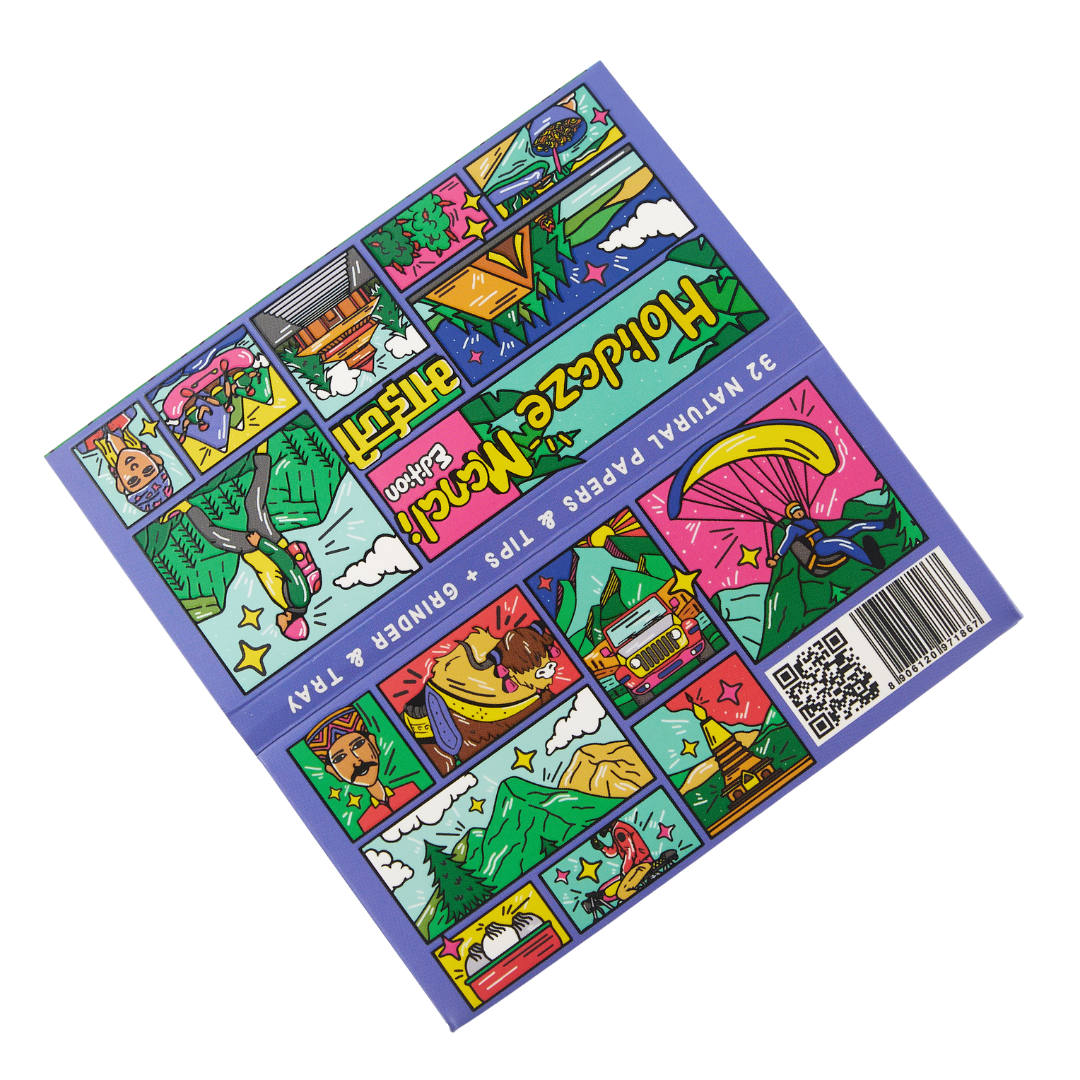 Holidaze (Ind Edition) - King Size Papers + Tips + Grinder + Tray (Box of 16)