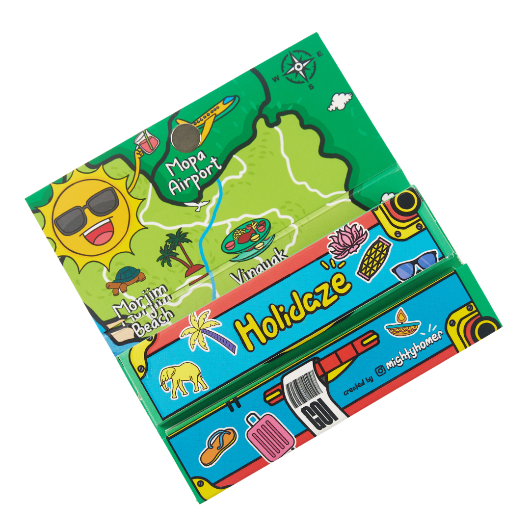 Holidaze (Ind Edition) - King Size Papers + Tips + Grinder + Tray (Box of 16)