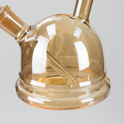 7" Solid Color Electroplate Glass Bubbler