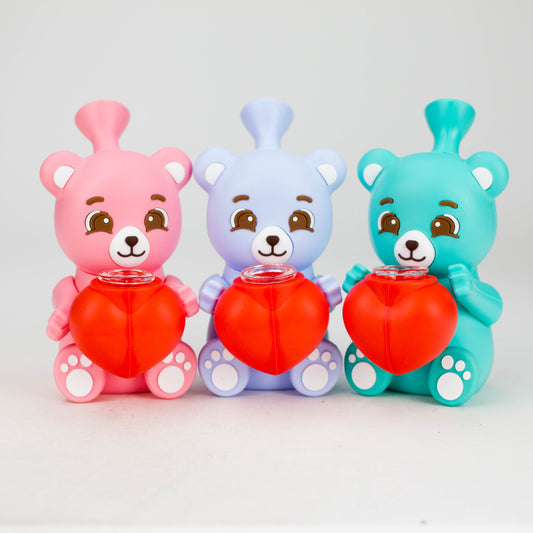 OG Original | 5.7" Love Bear Silicone Bubbler