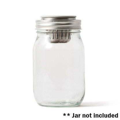 HERBWARE | Mason Jar Humidity PK Holder Wide Mouth