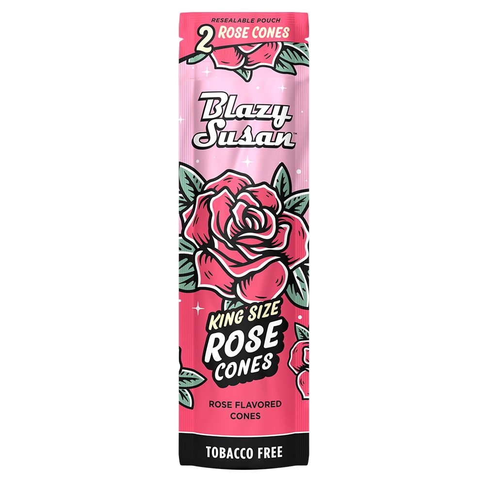 10ct Blazy Susan Rose Cones 2-pks | Display