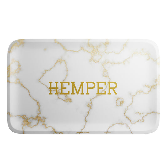 HEMPER - Luxe White Marble Rolling Tray