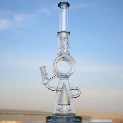 18.5" Desert Robot | Glass Recycler-style w/ Donut Percolator