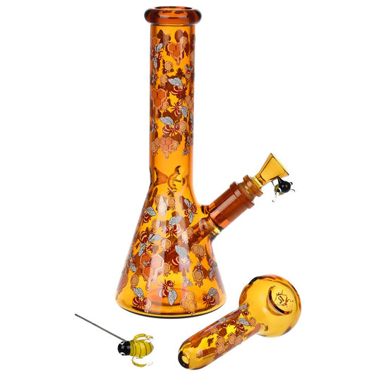 Pulsar Greatest Hits Series Glow Herb Pipe Duo / 10" / 14mm F
