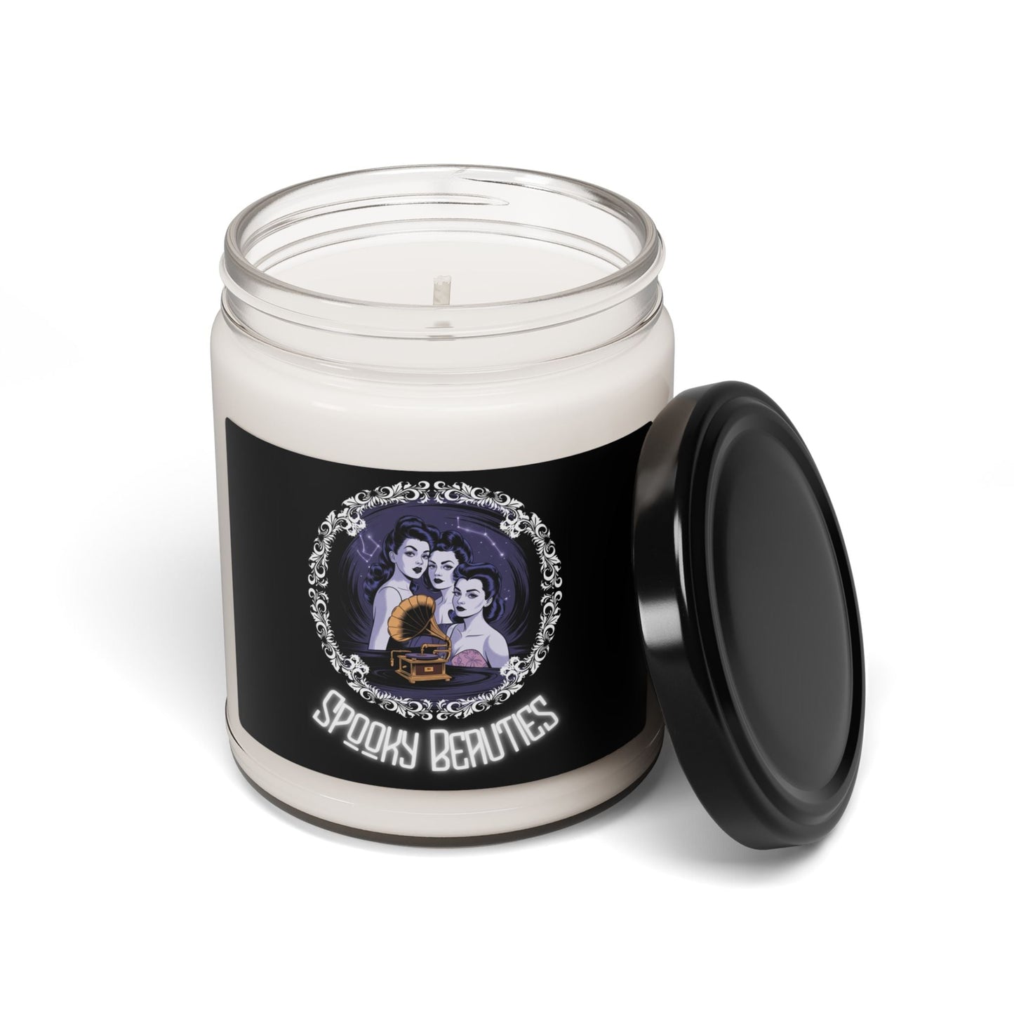 Spooky Beauties Enticing Scented Soy Candles - Halloween Vibes, Aromatherapy