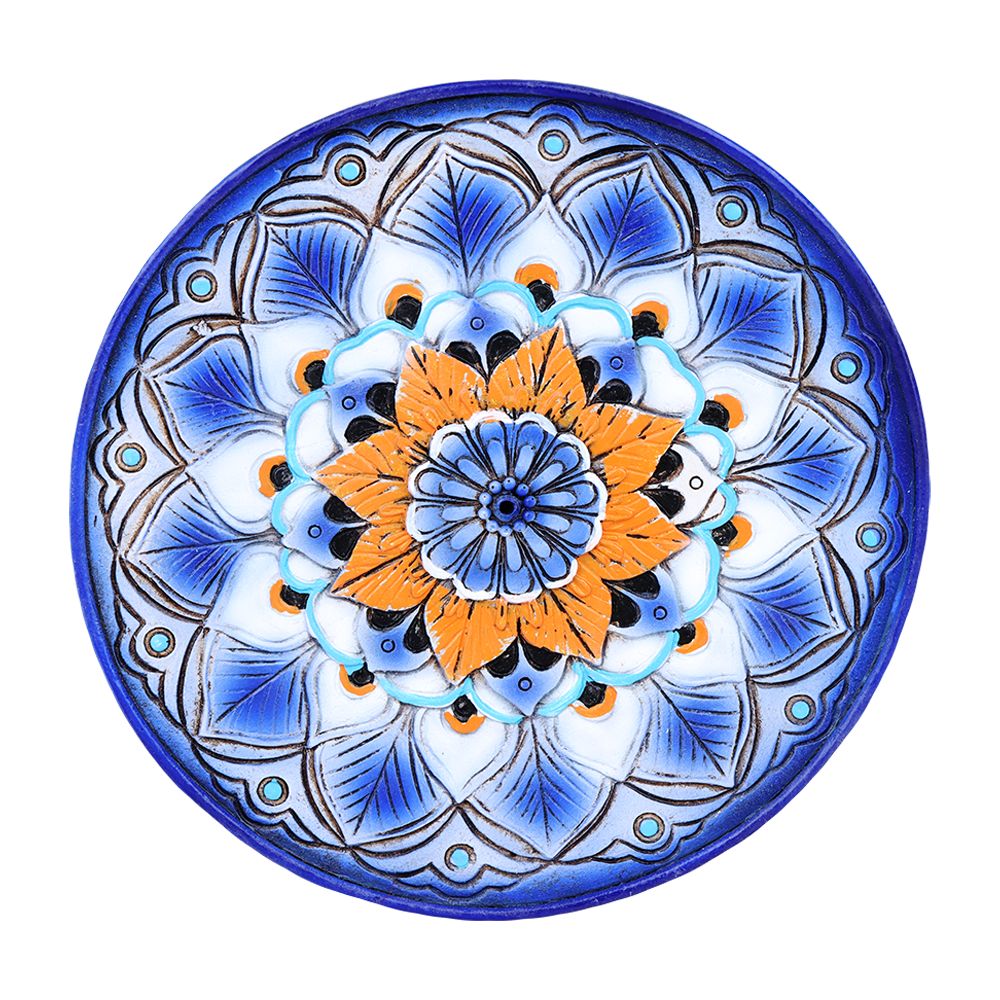 Mandala Round Incense Burner - 4.8"