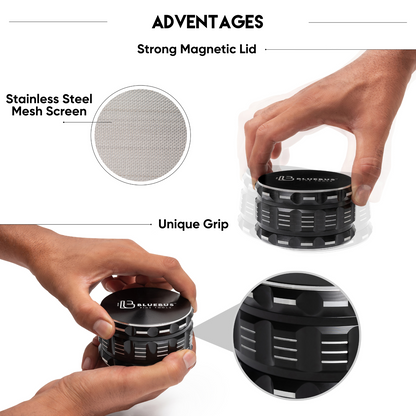 GA Aluminum Herb Grinder 3.5-Inch