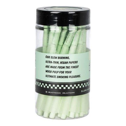Blazy Susan Green 1 1/4" Pre-Rolled Cones Jar - 50ct