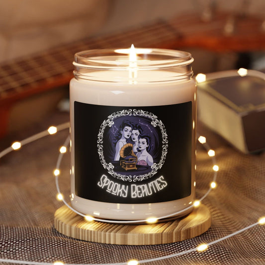 Spooky Beauties Enticing Scented Soy Candles - Halloween Vibes, Aromatherapy
