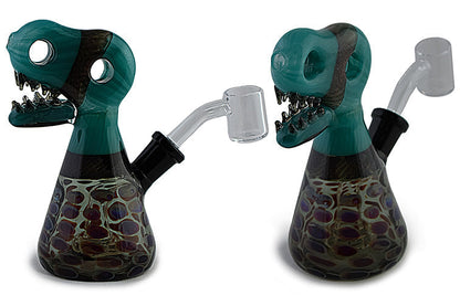 Dino Head Dichro Glass Rig
