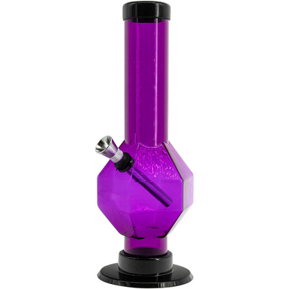 Acrylic Diamond Bong 9-12"  - Multiple Colors