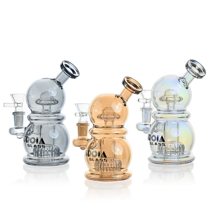 6" Mini Egg Dab R°g with Crown Perc | Croia Glass