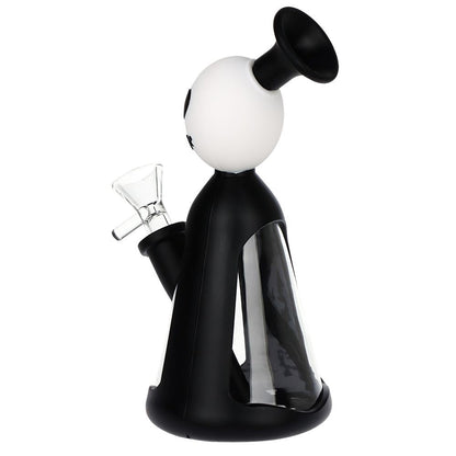 Nightmarish Silicone on Glass Water Pipe - 7.25" / 14mm F